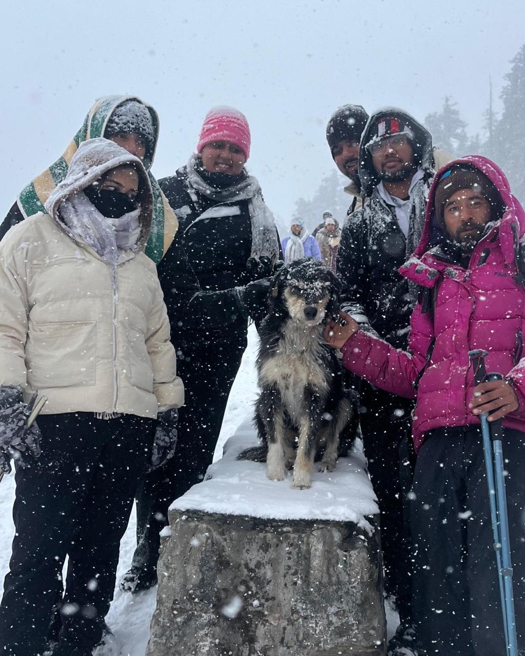 Setting off from Chopta